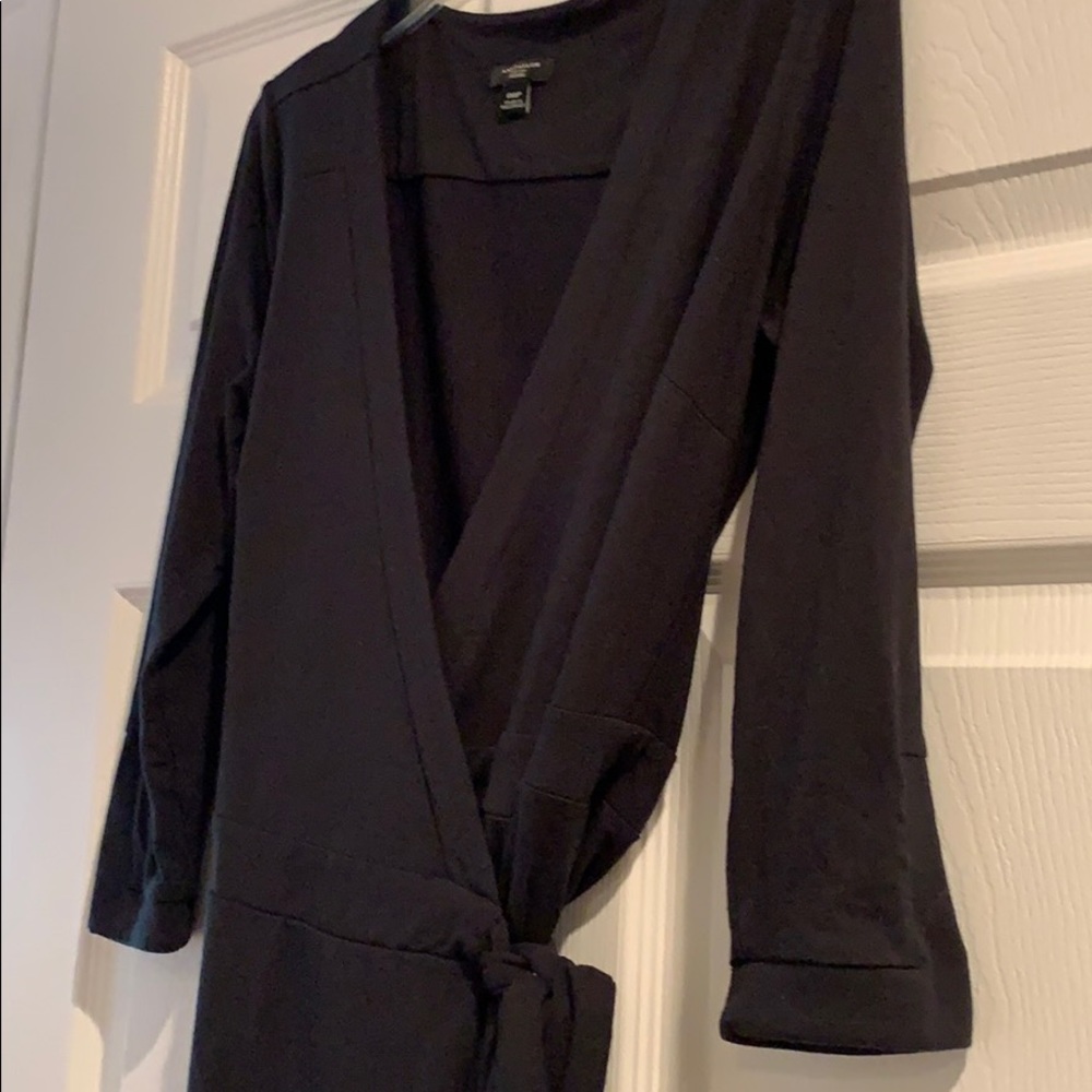 Ann Taylor XSP Classic black wrap dress - Picture 3 of 5